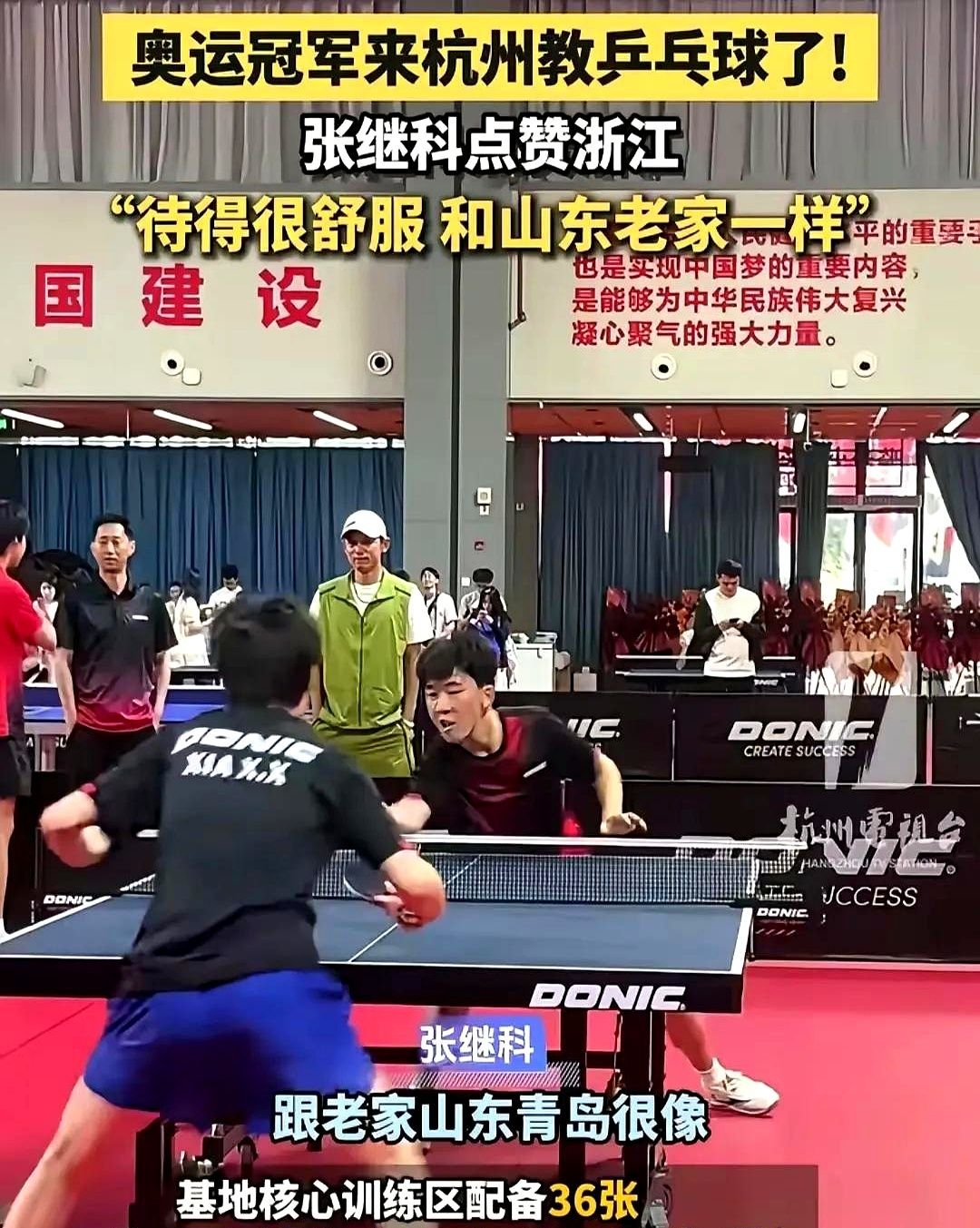 包含德国乒乓球队横扫波兰乒乓球队，张继科制霸全场的词条